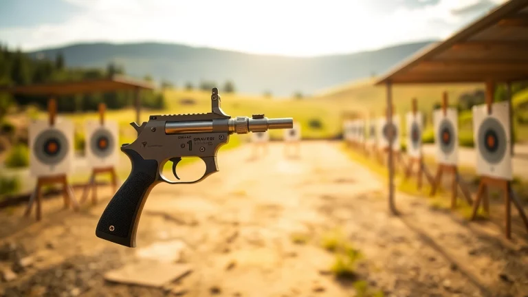 View the Graves Alamo 15 trigger showcasing its precision design and functionality in a natural outdoor setting.