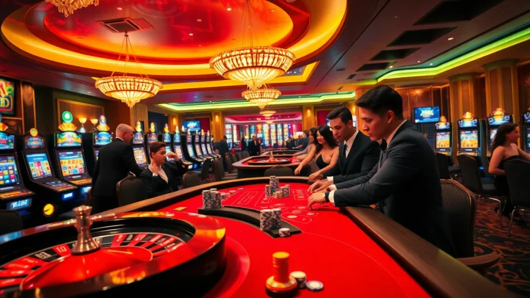 Experience the thrill of high-stakes gaming at lc888 casino with luxurious tables and enthusiastic players.