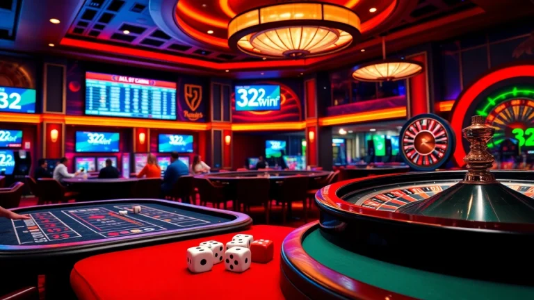 Experience the thrilling atmosphere of 32win2 through dynamic casino games and vibrant visuals.