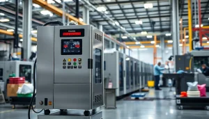 Mould Temperature Controller in a modern industrial setting highlighting precision and innovation.