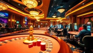 Engaging players at a high-end casino featuring elements of Liên Minh KJC.