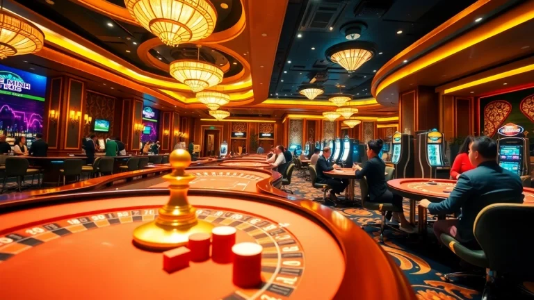 Engaging players at a high-end casino featuring elements of Liên Minh KJC.