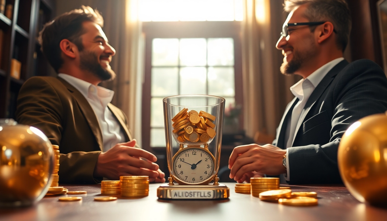 Compro oro roma con un professionista che valuta gioielli in un ambiente accogliente.