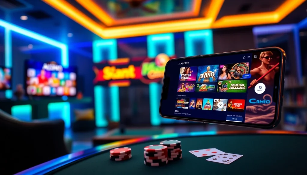 Experience of online gaming on ABC999 platform with modern aesthetics and engaging visuals.