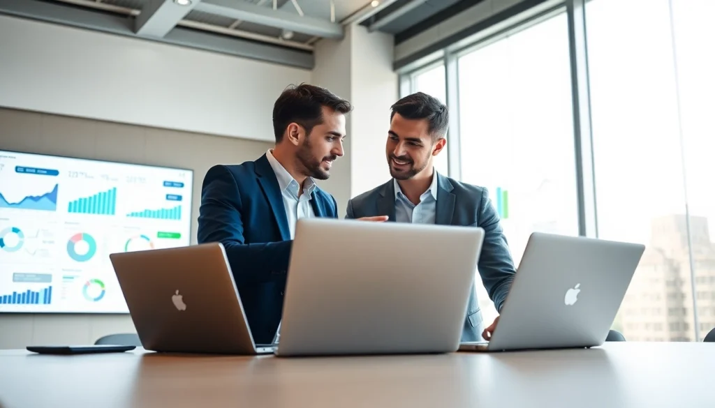 Analyze competitive intelligence metrics in a modern office setting with data analysts.