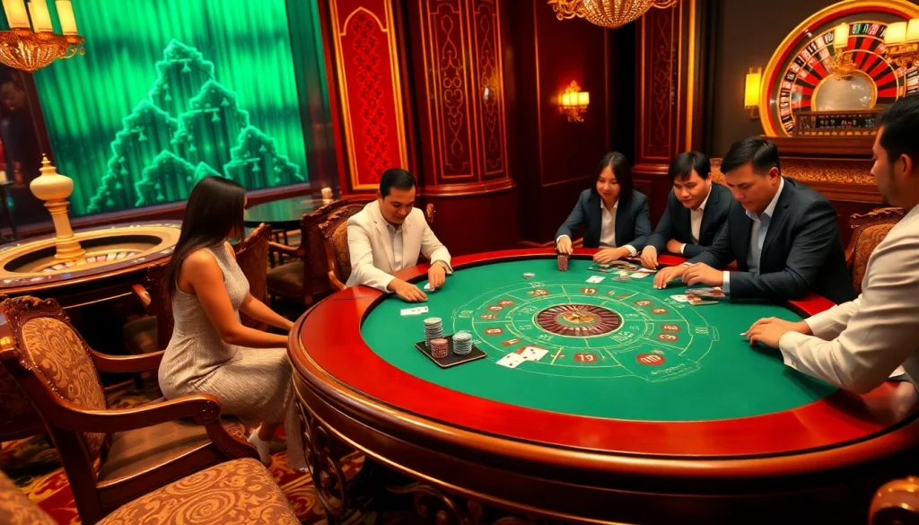 Engage in a thrilling casino atmosphere with players focused on their cards while betting for result china.