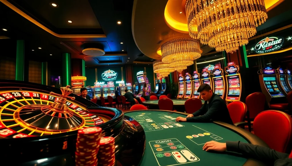 Experience the excitement of NK88 with vibrant casino elements and thrilling gameplay actions.