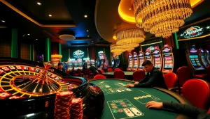 Experience the excitement of NK88 with vibrant casino elements and thrilling gameplay actions.