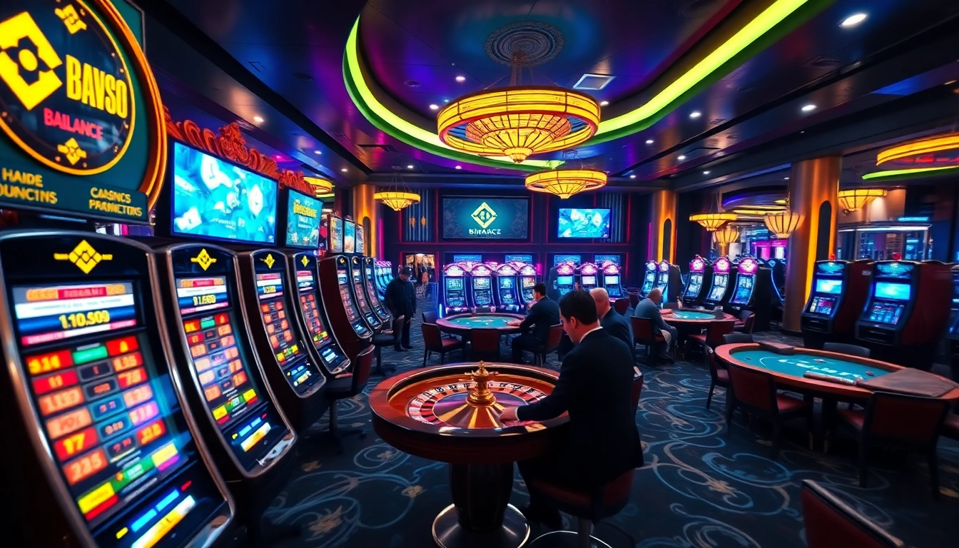 Experience 바이낸스 회원가입 through thrilling casino games and vibrant slot machines.