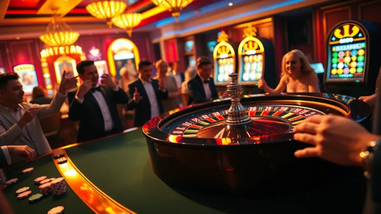 Excited players engaging in a thrilling roulette game, relating to the hidden wiki.