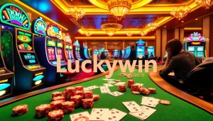 Experience the thrill of Luckywin with vibrant casino games and energetic players.