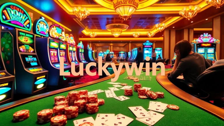Experience the thrill of Luckywin with vibrant casino games and energetic players.