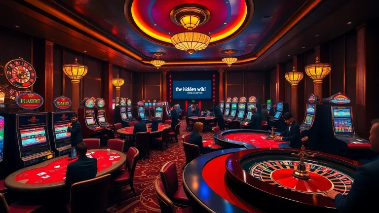 Playing in a vibrant casino showcasing the hidden wiki connections to gambling strategies.