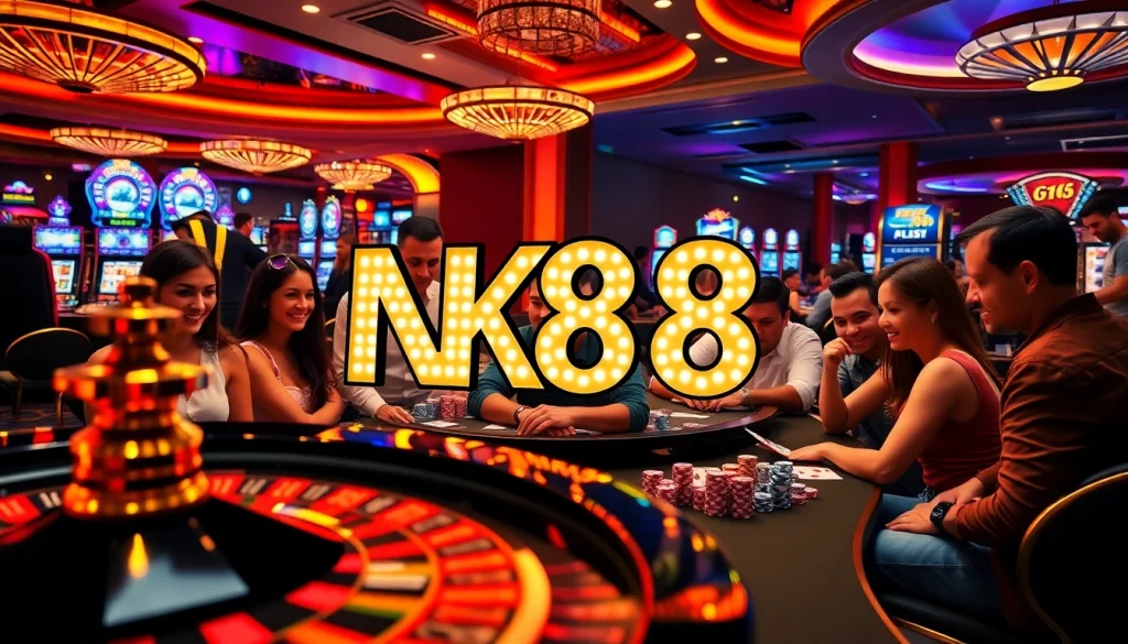 Join the excitement at NK88 casino with engaging poker games and vibrant roulette.