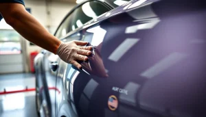 Apply ceramic coating near me for a professional vehicle finish.