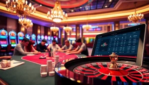 Engage in sbobet sports betting at a vibrant casino with immersive ambiance and thrilling gameplay.