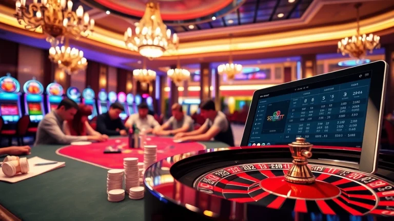Engage in sbobet sports betting at a vibrant casino with immersive ambiance and thrilling gameplay.