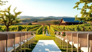 Experience stunning Clarksburg Wedding Venues amidst picturesque vineyards and rustic charm.