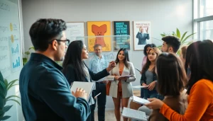 A dynamic business coaching service session showcasing professional engagement and collaboration.