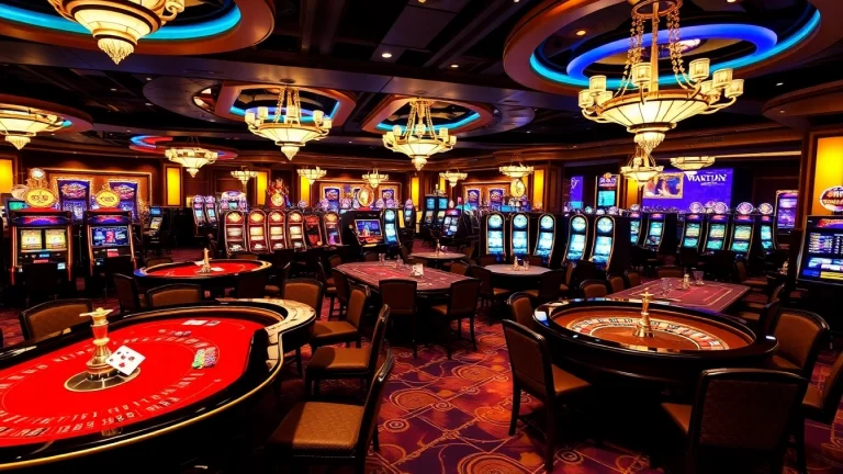 Players enjoying the excitement of games at https://789paka.com in a modern casino.