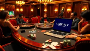 Luongsontv enhances your online gambling experience with exciting poker gameplay, vibrant casino action.