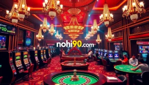 Experience excitement at nohu90 com with a vibrant casino scene filled with games and engaging players.