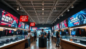 Engaging retail scene featuring ドスパラ クーポン with modern gaming PCs and vibrant promotions.