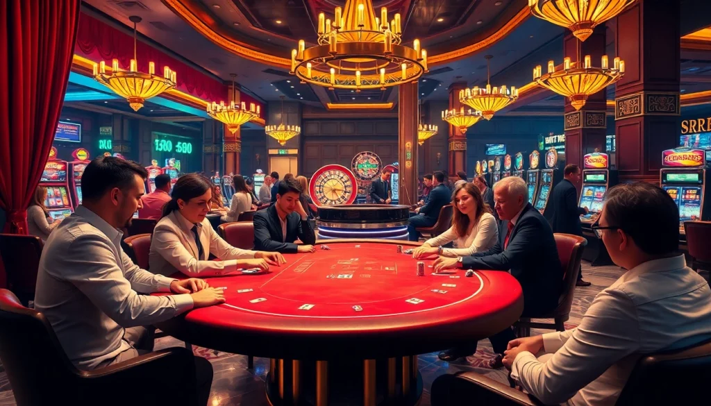 Experience the thrill of RR88 at a luxurious casino table filled with excitement and high-stakes gambling.
