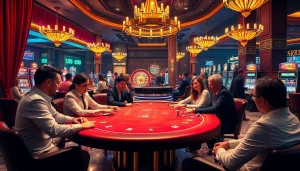 Experience the thrill of RR88 at a luxurious casino table filled with excitement and high-stakes gambling.
