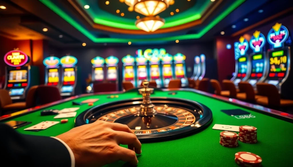 LC88 thrilling casino experience with roulette wheel and betting excitement.