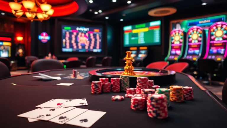 Experience the excitement of ev88 bet at a luxurious online casino table.