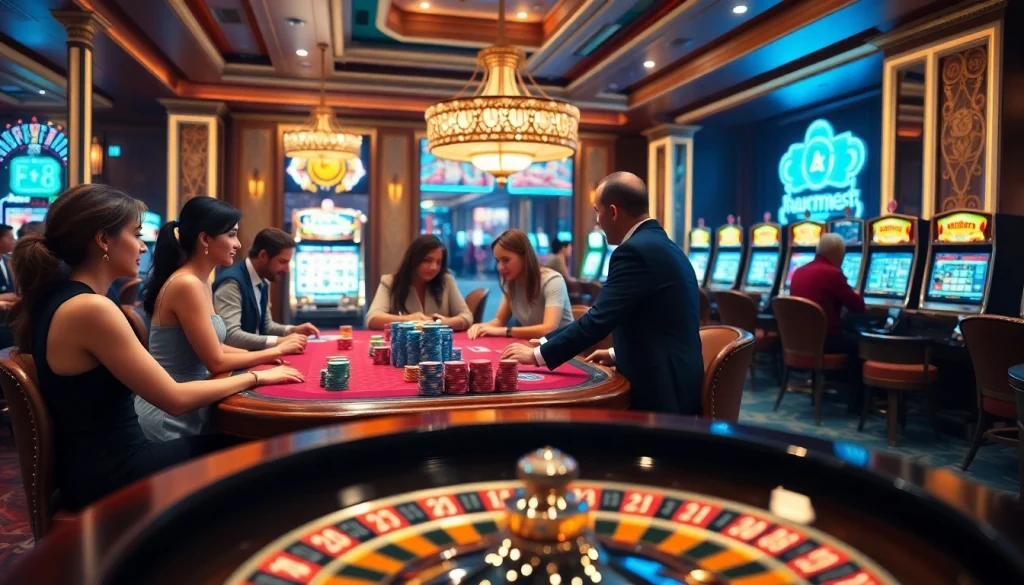 Trải nghiệm cảm giác hồi hộp khi chơi casino tại https://luck8.com với các pha hành động sôi động tại bàn poker.