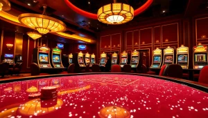 Engaging in a thrilling k9k9 game at a luxurious casino setting.