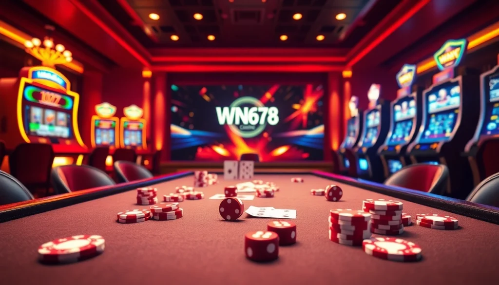 Enjoying an exciting game at nhà cái WN678's top-notch online casino.