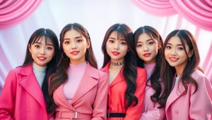 blackpink members posing stylishly in a vibrant setting showcasing their unique personalities