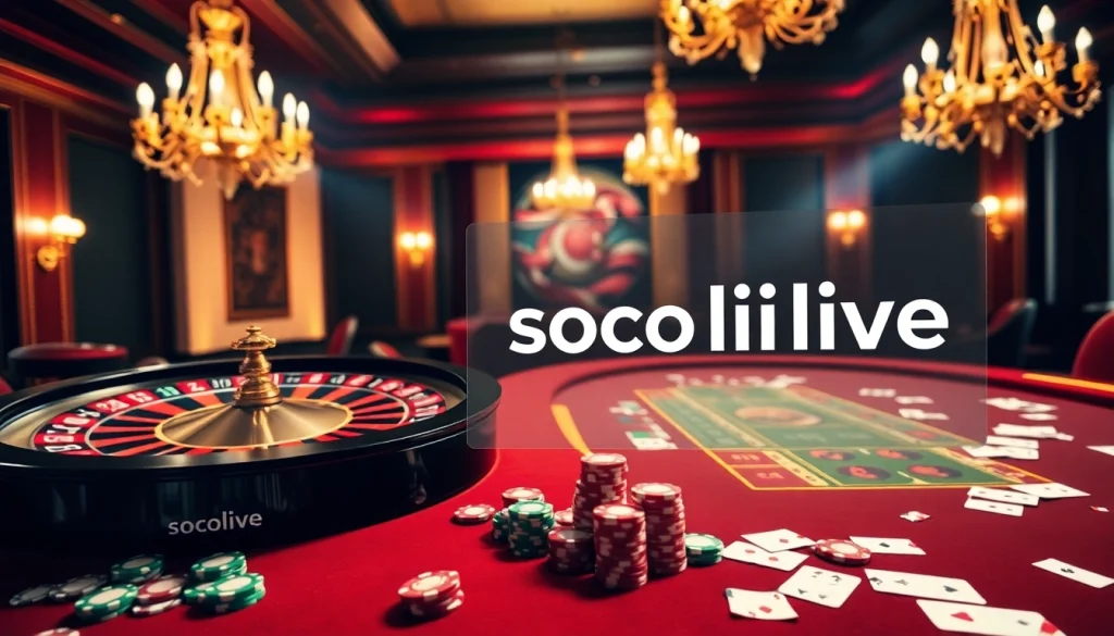 Engage in high-stakes gaming at socolive, where excitement meets the thrill of casino tables and live betting.