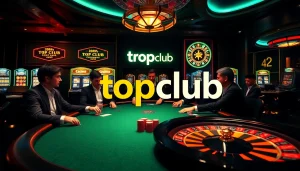 Experience the thrill of high-stakes gambling at topclub's luxurious casino, featuring poker and roulette.