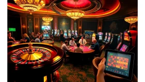 Exciting casino action with players immersing in games at Nhà Cái 789P.