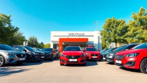 Servicii de închiriere mașini la o firmă prietenoasă de închirieri auto din Chișinău, prezentând o gamă variată de vehicule într-un cadru vibrant.