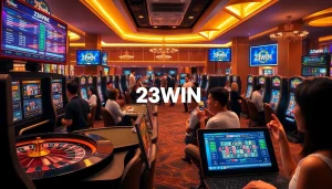 Experience excitement at 23WIN online casino with vibrant gaming activities.