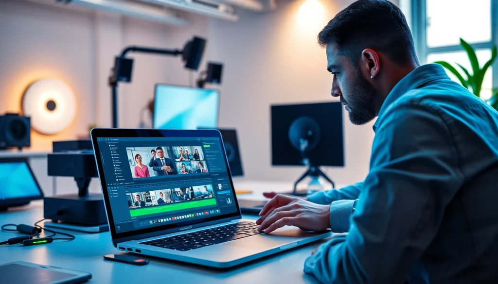 video to prompt AI generator showcased in a modern workspace with detailed prompts on screen