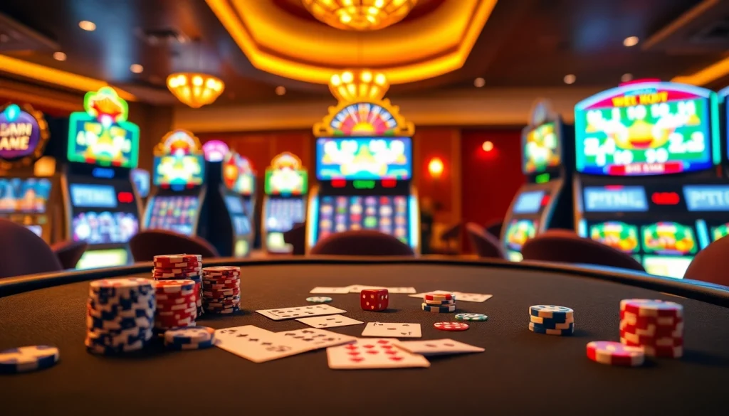 Experience the thrill of gambling at https://luck882.co.com/ with vibrant poker tables and exciting slot machines.