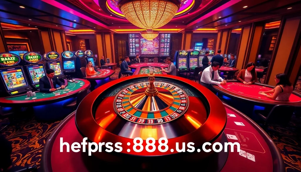 Experience thrilling games at https://8k8.us.com/ with professional casino tables and vibrant atmosphere.