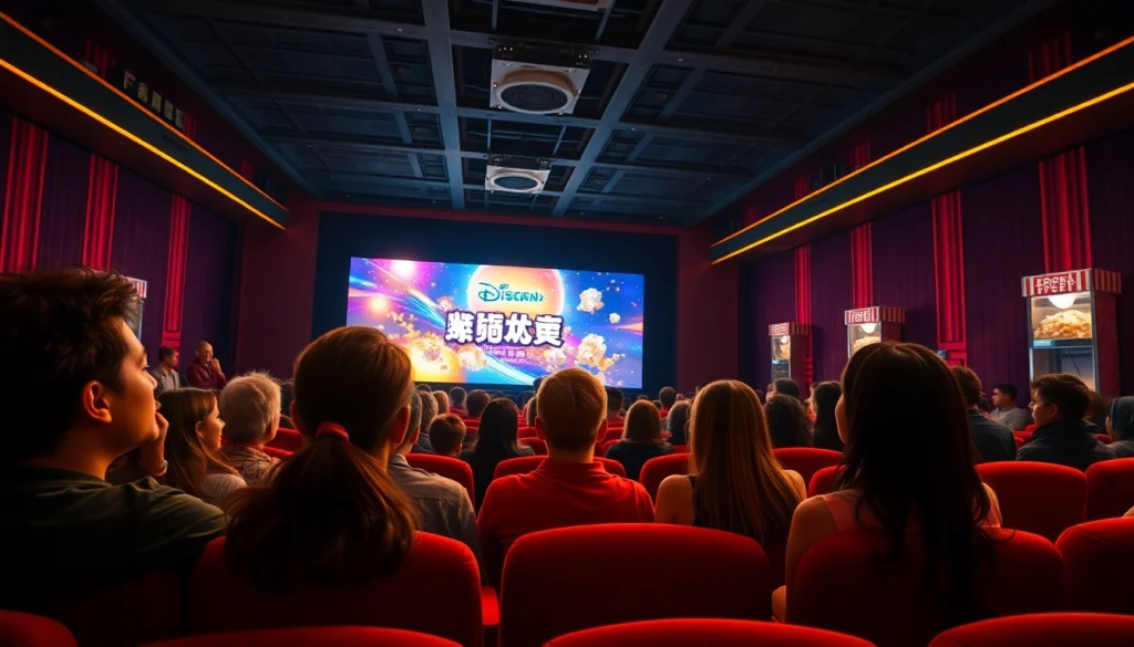 ดูหนัง พร้อมกลุ่มคนที่ตื่นเต้นในโรงหนังที่มีบรรยากาศอบอุ่นและน่าสนใจ