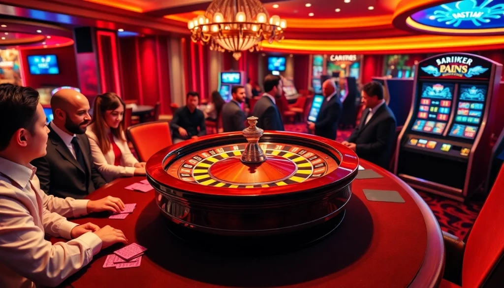 Experience the thrill of betting at ARESGACOR with cards, chips, and a vibrant casino atmosphere.