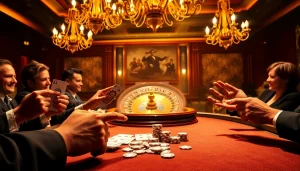 Experience the thrill of winning at thabet casino with vibrant gaming tables and enthusiastic players.