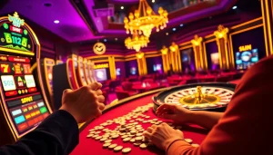 Players are enjoying thrilling gameplay on the Dinamit4D platform showcased with vibrant casino elements.