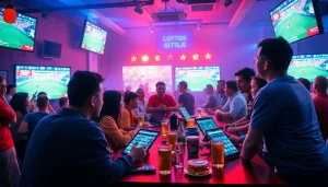 Exciting sports betting community enjoying live streams at 토토스토리.